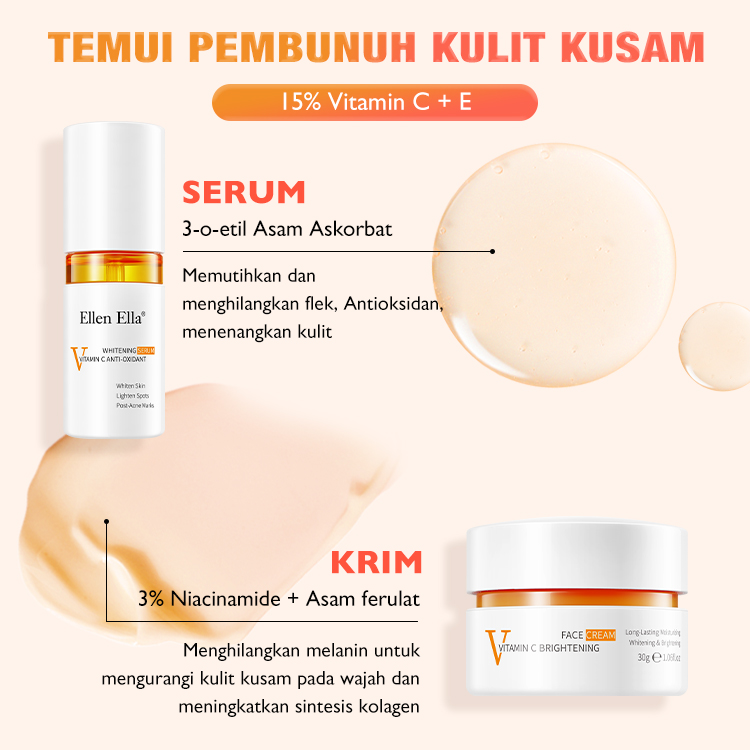 Kombo Penguat Cahaya Harian ELLEN ELLA